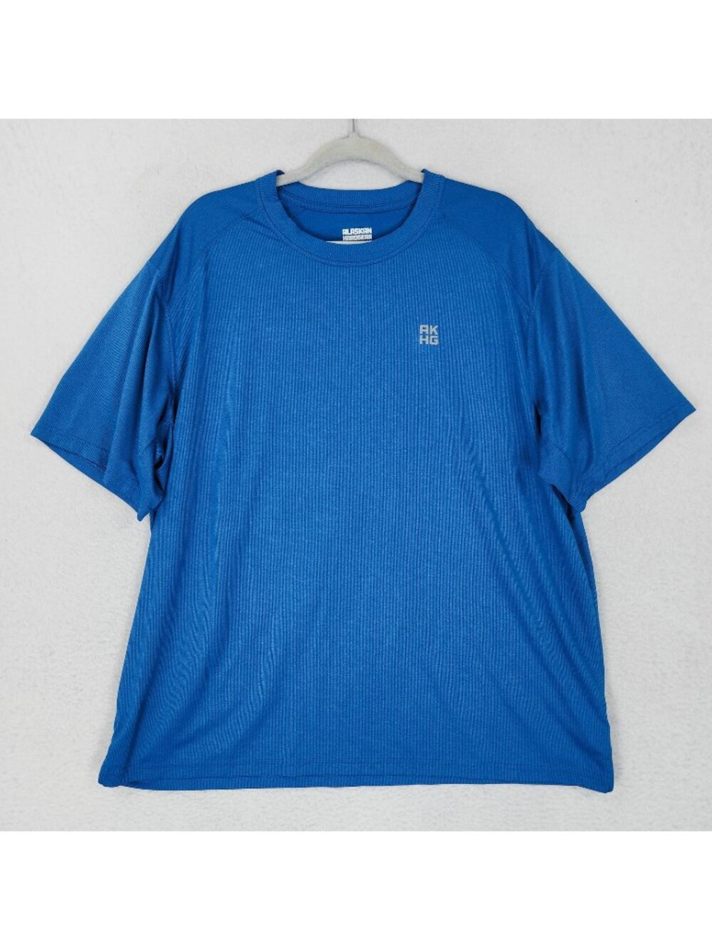 Duluth Trading Shirt Mens XL Blue Alaskan Hardgear Short Sleeve Performance Top